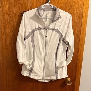 Lululemon Athletica White and Gray Ski Jacket